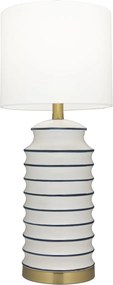 Cosmolight modern asztali lámpa coastal fehér sárgaréz cost01026br-wh