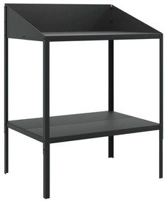 antracitszürke horganyzott acél növényállvány 75,5x54,5x100 cm