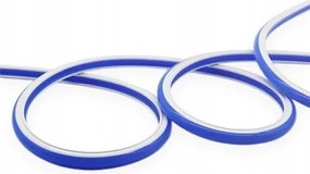 Neon maró 8mm Kék feliratvédő Neon Led szilikon 10x9mm