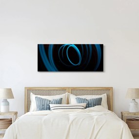 Kék vonal képe (120x50 cm)