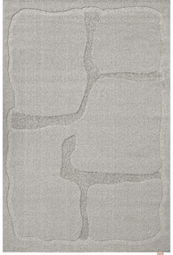 Szürke gyapjú szőnyeg 200x300 cm Morphic Organica – Agnella
