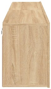 2 db sonoma tölgy színű fali TV-szekrény 80 x 30 x 41 cm