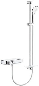 Zuhany csaptelep Grohe Smart Control termosztatikus csapteleppel 150 mm króm 34721000