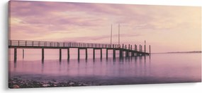 Kép - Kikötő (120x50 cm)