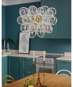 ByRydens 4200440-6509 - GROSS drótkábeles csillár 8xG9/5W/230V átlátszó