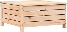 vidaXL tömör fenyőfa kerti lábzsámoly 62 x 63,5 x 32 cm