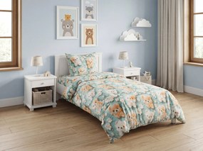 Gyermek mikroszálas ágyneműhuzat PUPPIFLORA színes Ágyneműhuzat mérete: 70 x 80 cm | 140 x 200 cm