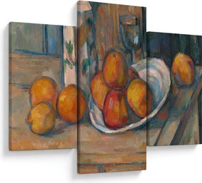 Kép - Paul Cézanne, Still Life with Milk Jug and Fruit, reprodukciók (90x60 cm)