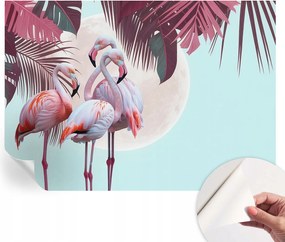 Dekoratív Öntapadós Tapéta Divatos Minták Egzotikus madarak 208x146 cm