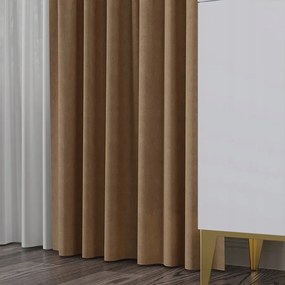 Szövet Függöny Anyag Manuel 300cm camel