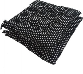 Ülőpárna ERLA BLACK 45x45 cm