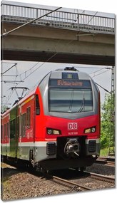 Vászonkép 80x120 Vasút Vonatok Sínek