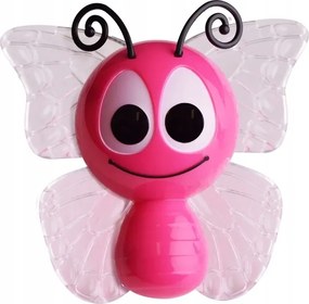 LED-es gyerek éjszakai lámpa aljzathoz Butterfly 1W/230V/RGB, alkonyérzékelővel