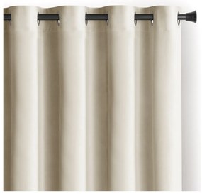 Bézs bársony dimout (részleges sötétítő) függöny 140x270 cm Eyelets – Restilo