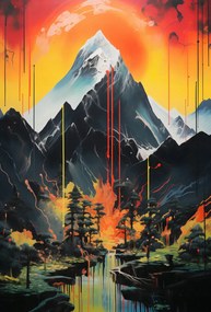 Poszter 67,5x100cm Hegyi alkímia