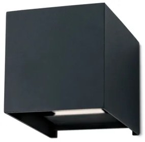 Orion AL 11-1192 - CUBE 2xLED/3W/230V IP54 kültéri fali lámpa, antracit