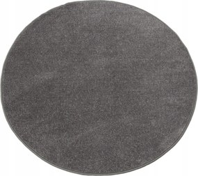 Gloss Szőnyeg Kerek 200 Ezüst Szál Fényes Ezüst