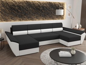 Sarok ülőgarnitúra U Radiant U4 (fekete + fehér). 1057536