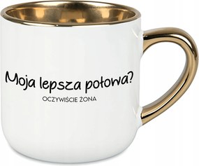 Bögre Nagy Fehér Az Én Jobb Felem? Feleség Ajándék Feleségnek Évfordulóra