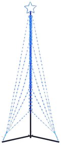 kék LED karácsonyfa 525 LED 302 cm
