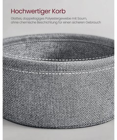 Kerek dohányzóasztal usb töltő porttal, kis asztal aljzattal, szürke-palaszürke