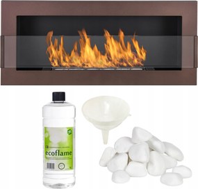 Biokandalló barna 90x40 üveggel Biztonságos