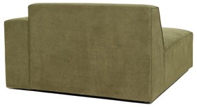 Sting zöld kordbársony kanapé modul, jobb oldali - Scandic