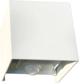 Fali lámpa Led kocka 12W 3000K mozgás- és szürkületérzékelővel