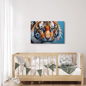 Kép - Tigris látképe, festmény (90x60 cm)