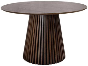 Design étkezőasztal Wadeline 120 cm sötét tölgy