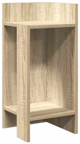 2 db sonoma tölgy kisasztal polccal 25,5 x 27 x 60 cm