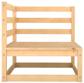 2 db tömör fenyőfa kerti sarokkanapé