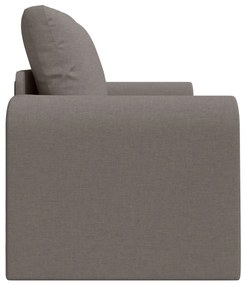 Padló kanapéágy 2 az 1-ben Taupe 148x71x83 cm szövet