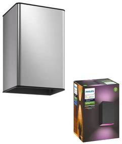 Philips 17464/47/P7 - LED RGB Kültéri lámpa Hue RESONATE 2xLED/8W/230V IP44