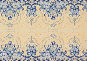 Fotótapéta Fali tapéta Hálószoba Nappali Kék díszek 312x219