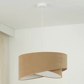 Brilagi - LED Csillár zsinóron LYRA 1xE27/15W/230V barna/fehér