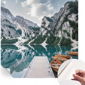 Öntapadós Stílusos Fotótapéta Dekoratív Hegyi panoráma 250x250 cm