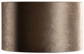 Bársony lámpabúra barna, arany belsejével 35/35/20