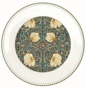 Porcelán desszerttányér 19cm, William Morris, Black