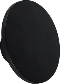 Kültéri kerti fali lámpa Led kerek fekete 3000K IP65 V-tac