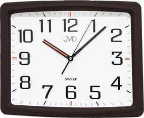 Elegáns Barna Jól Olvasható Csendes Falióra Jvd HX2497.2 37x30 cm