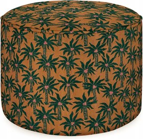 Laura Moss &amp; Caramel luxus puff kerek ülőfelület 45 cm