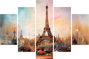 Kép - Az Eiffel-torony festménye (150x105 cm)