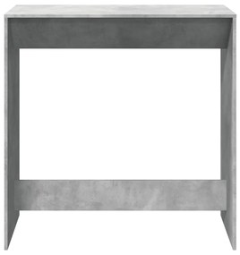 betonszürke szerelt fa bárasztal 102 x 50 x 103,5 cm
