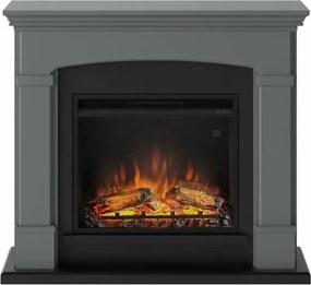 Helmi Elektromos kandalló tűztérrel 23", Szilárd szürke