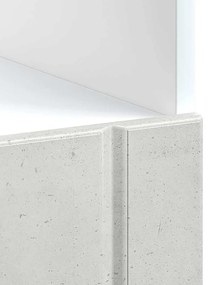 sütő szekrény Lucca betonszürke szerelt fa