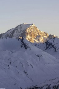 Poszter 20x30cm Alpok, Mont Blanc, Assaf Frank