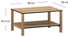 Dohányzóasztal Hemos (evoke tölgy) . 1116855