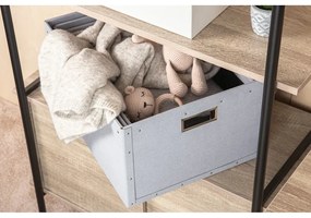 Világosszürke karton tárolódoboz szett 3 db-os Ture – Bigso Box of Sweden
