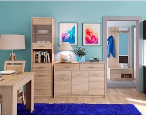 Komód 3D2S, sonoma tölgyfa, TEYO